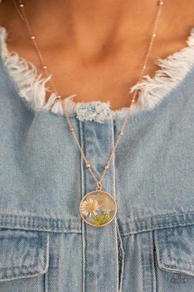 Floral Embrace - rose gold