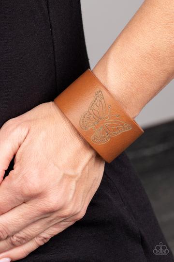 Flirty Flutter - Brown 