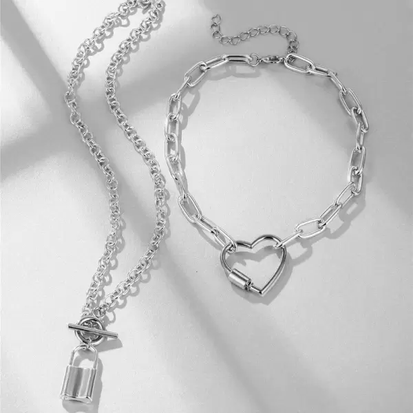 Locked Heart - Silver 
