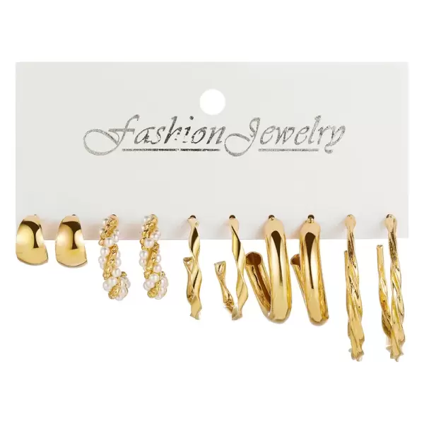 Twisted Hoops - Gold